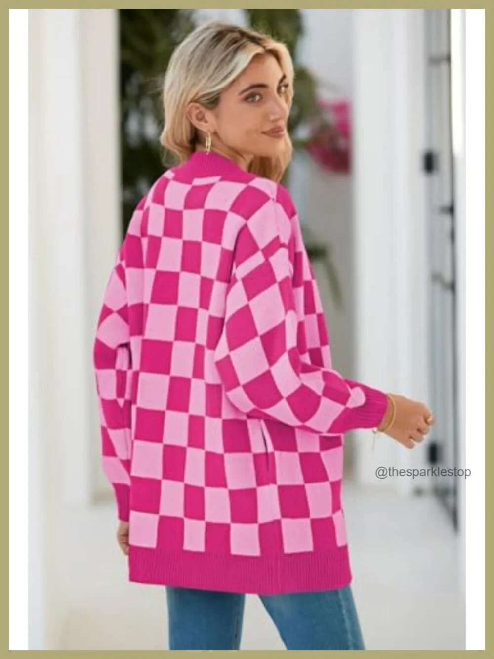 Oversized Ribbed Knit Cardigan with Batwing Sleeves, Open Front, Pockets, Long